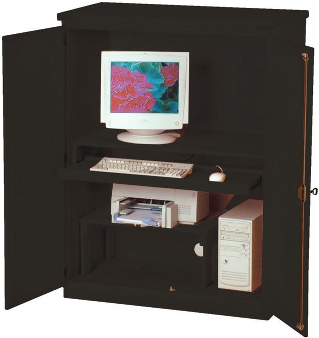 Crate Designs™ Furniture Espresso Computer Armoire-0