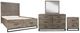 Jofran Inc. East Hampton 4-Piece Distressed Gray King Panel Storage Bedroom Set-0