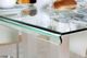 Furniture of America® Richfield Glass Top Dining Table with Chrome Base-3