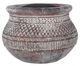 A & B Home Gray Planter Pot with Patterns-1