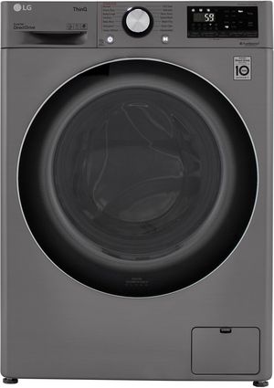 LG 2.4 Cu. Ft. Graphite Steel Front Load Washer Dryer Combos