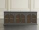Jofran Inc. Archdale Gray 6-Door Gothic Arch Accent Cabinet-2