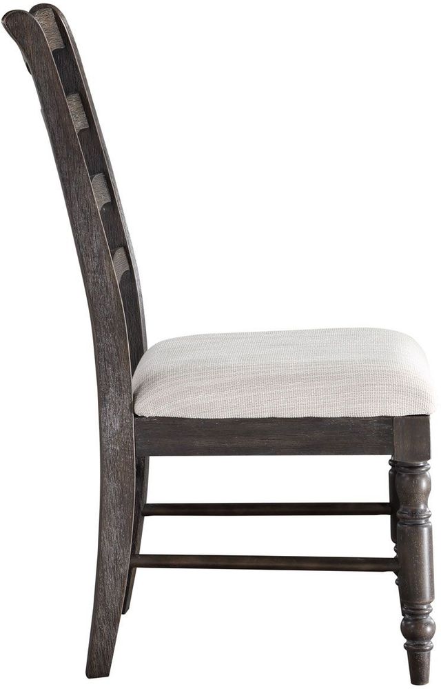 Steve Silver Co. Hutchins Beige/Dusty Espresso Dining Side Chair-2