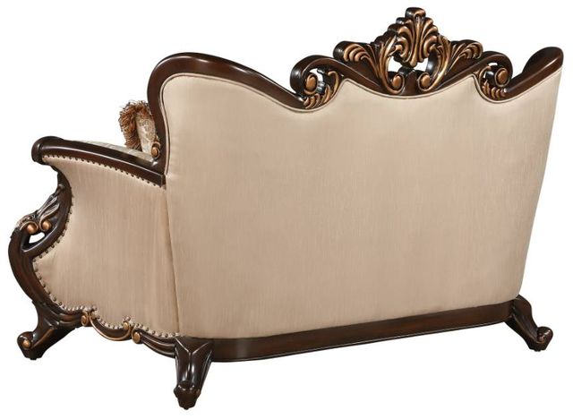 New Classic® Home Furnishings Constantine Beige/Cherry Loveseat-2