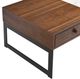 Armen Living Faye Walnut Lift-Top Coffee Table with Dusk Base-5