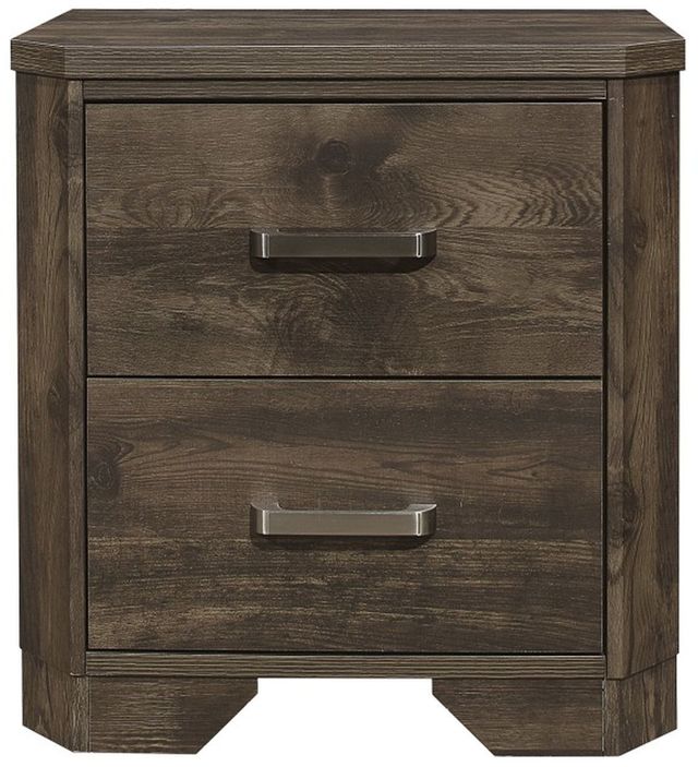 Homelegance® Jocelyn Rustic Brown Nightstand-2