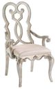 ACME Furniture Esteban 2-Piece Antique Champagne/Ivory Arm Chair Set-0