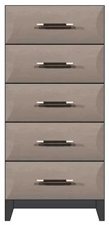 Country View Woodworking Customizable American Modern 24" 5-Drawer Solid Wood Chest-0