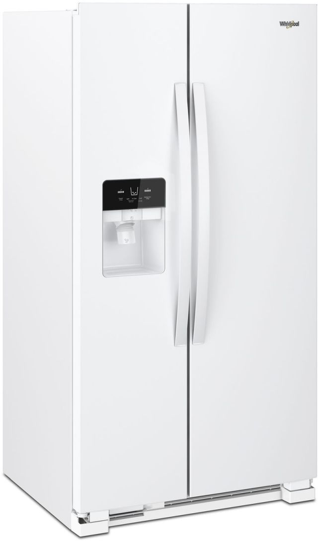 Whirlpool® 33" 21 Cu. Ft. White Side-by-Side Refrigerator-4