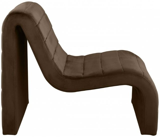 Meridian Furniture Ivy Brown Velvet Accent Chair-2