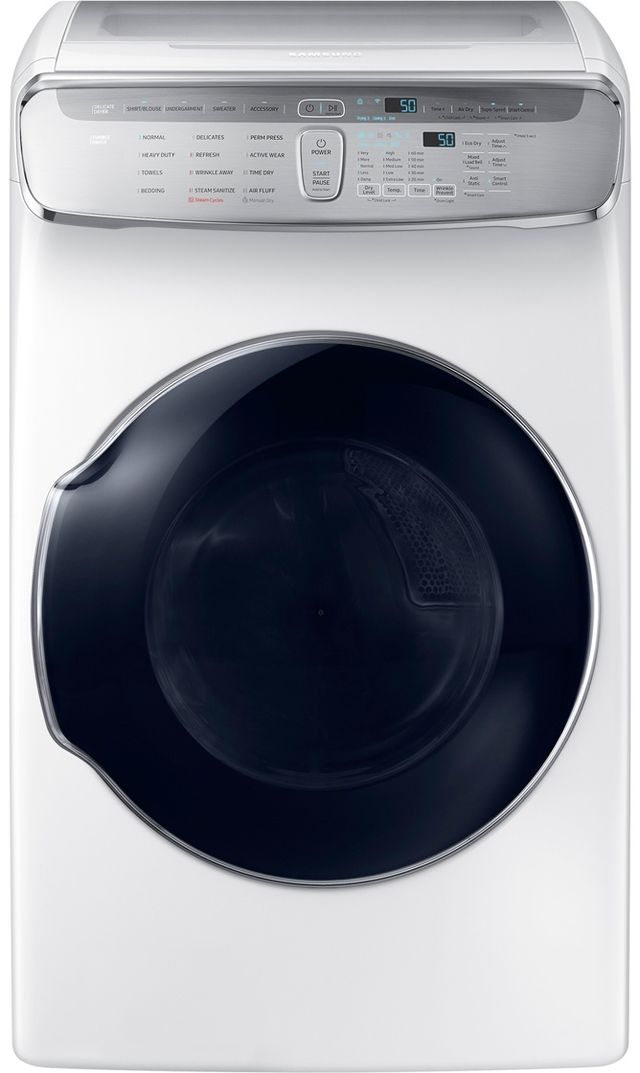 Samsung 7.5 Cu. Ft. White Gas Dryer-0