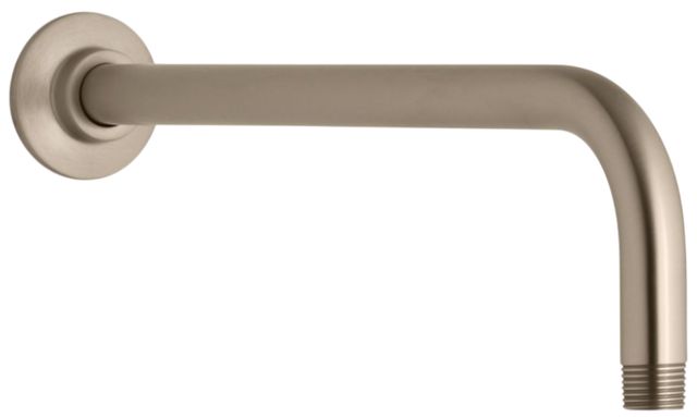 KOHLER® Vibrant Brushed Bronze Wall-Mount Rainhead Arm and Flange-0