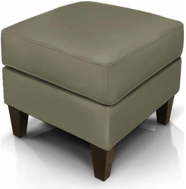 England Furniture Customizable Louis Leather Ottoman-3