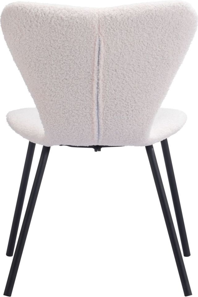 Zuo® Modern Thibideaux Ivory Dining Chair-3