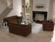 International Furniture Direct Vallarta Brown Sofa-1