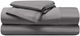 BEDGEAR® Dri-Tec® Performance® 4-Piece Gray Split Head King Sheet Set-0