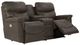 La-Z-Boy® James Steel Power Reclining Loveseat with Console and Headrest-0
