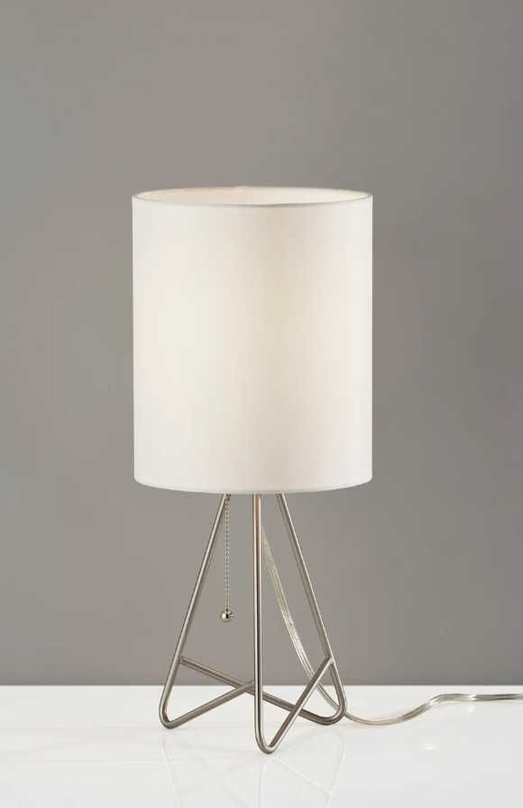 Adesso® Nell Brushed Steel Table Lamp-1