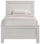 Elements International Sami White Upholstered Twin Panel Bed-3