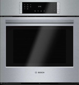 Front view of the Bosch® 800 Series 27" Stainless Steel Single Electric Wall Oven