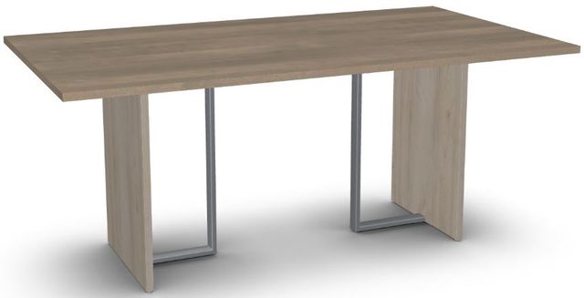 Amisco Customizable Zoel Birch Veneer Retangular Dining Table with 1" Tabletop -3