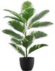 Monarch Specialties Inc. Green/Black 27" Artificial Potted Rubber-0