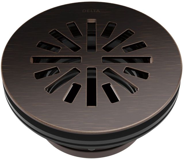 Delta Venetian Bronze 4" Round Shower Drain-0
