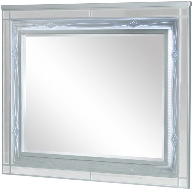 Coaster® Gunnison Silver Metallic Dresser Mirror-1