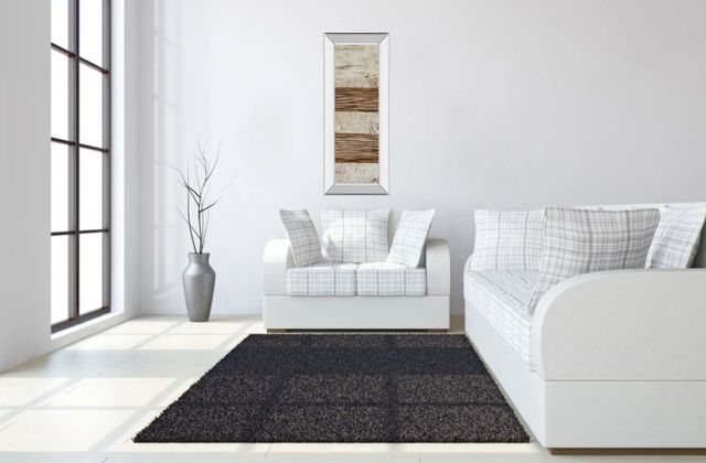 Classy Art Stripes Il by Natalie Avondet Mirror Framed Wall Art-2