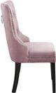 Meridian Furniture Nikki Pink Velvet Dining Chair-3