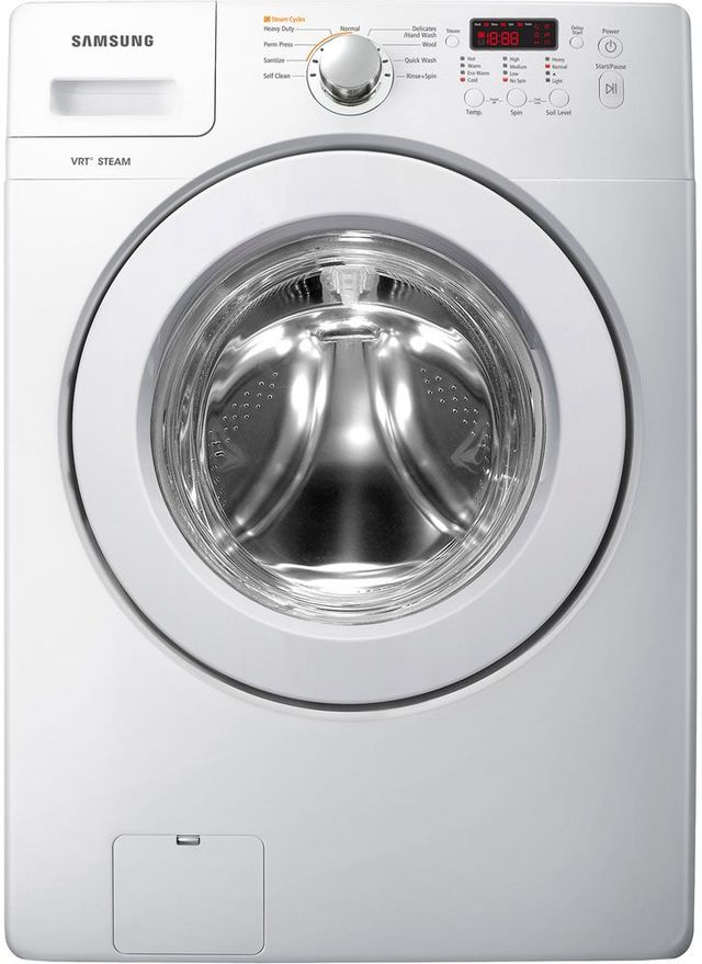 Samsung 3.6 Cu. Ft White Front Load Washer-0