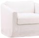 Dovetail Furniture Violeta White Sofa Chair-1