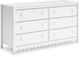 Signature Design by Ashley® Hallityn White Dresser-0