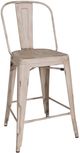 Liberty Furniture Vintage Series Cream Back Counter Chair - Set of 2-0