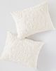 Olliix by Madison Park Ivory Full/Queen Laetitia Tufted Cotton Chenille Medallion Comforter Set-4