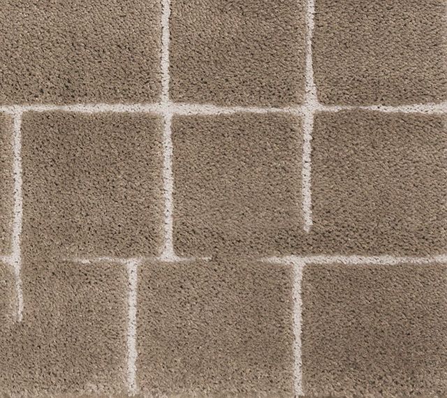 Kalora Interiors Talia Taupe/White 5'x8' Area Rug-1