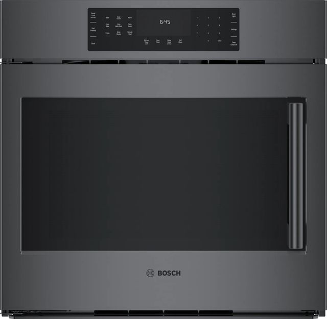 Bosch 800 Series 30" Black Stainless Steel Single Electric Wall Oven