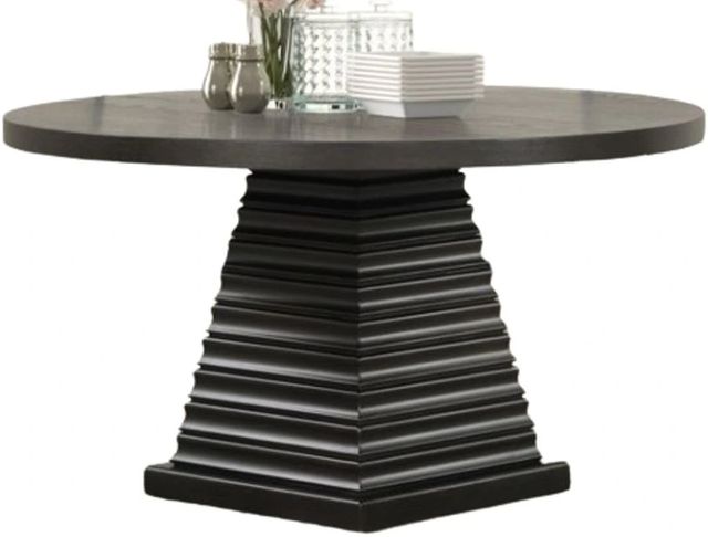New Classic® Home Furnishings Plateau Rustic Espresso 54" Dining Table-0