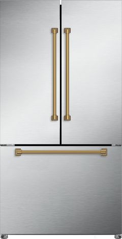 Thor Kitchen® Gordon Ramsay Series 36 in. 20.3 Cu. Ft. Stainless Steel Counter Depth French Door Refrigerator