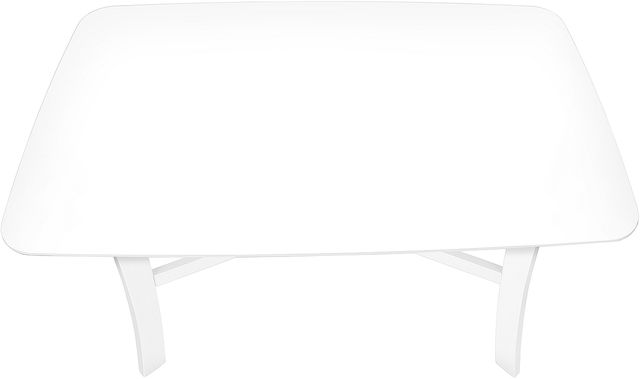 Monarch Specialties Inc. White 48" Dining Table-3