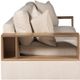 Vanguard® Furniture Embrace Wood Shelf Arm Sofa-3