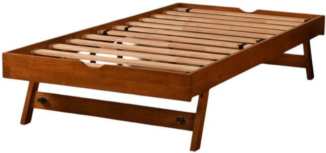 Kodiak Furniture Boho Barbados/Linen Stone Twin Pop Up Bed with Mattress-2