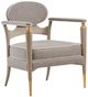 Michael Amini® St. Charles Bronze/Dove Gray Accent Chair-0