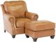 Century® Customizable Century Leather Portsmouth Ottoman-1