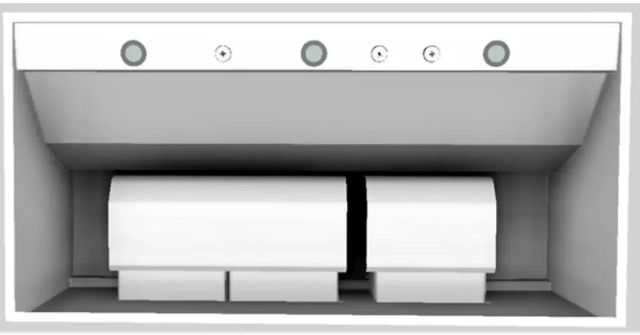 Vent-A-Hood® 48" White Wall Mounted Range Hood-3