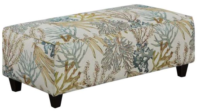 Fusion Furniture Labrinth Sky Multicolor Cocktail Ottoman-0