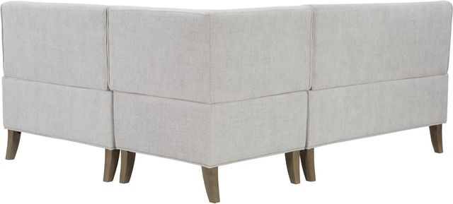 Powell® Auden Light Gray Nook Corner Bench-4