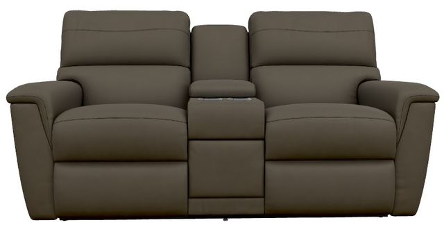La-Z-Boy® Ava Mineral Leather Power Reclining Loveseat with Console, Headrest, and Lumbar-1