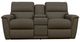 La-Z-Boy® Ava Mineral Leather Power Reclining Loveseat with Console, Headrest, and Lumbar-1
