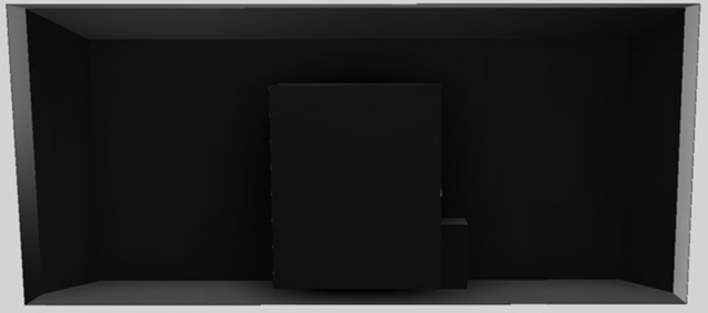 Vent-A-Hood® K Series 42" Black Wall Mounted Liner Insert-2